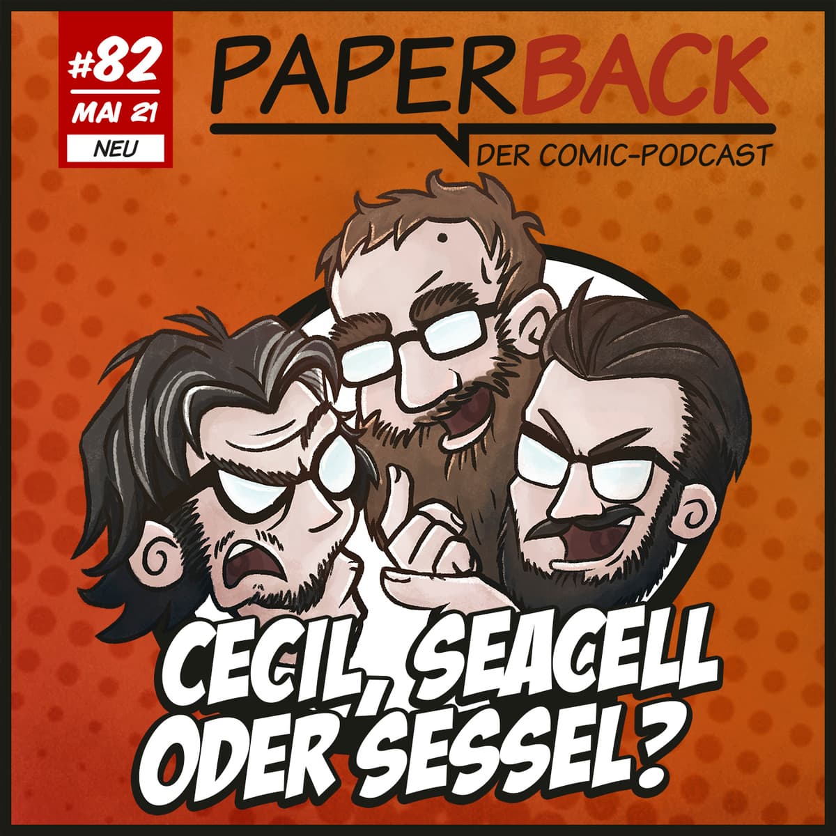 Cover Paperback - Der Comic-Podcast