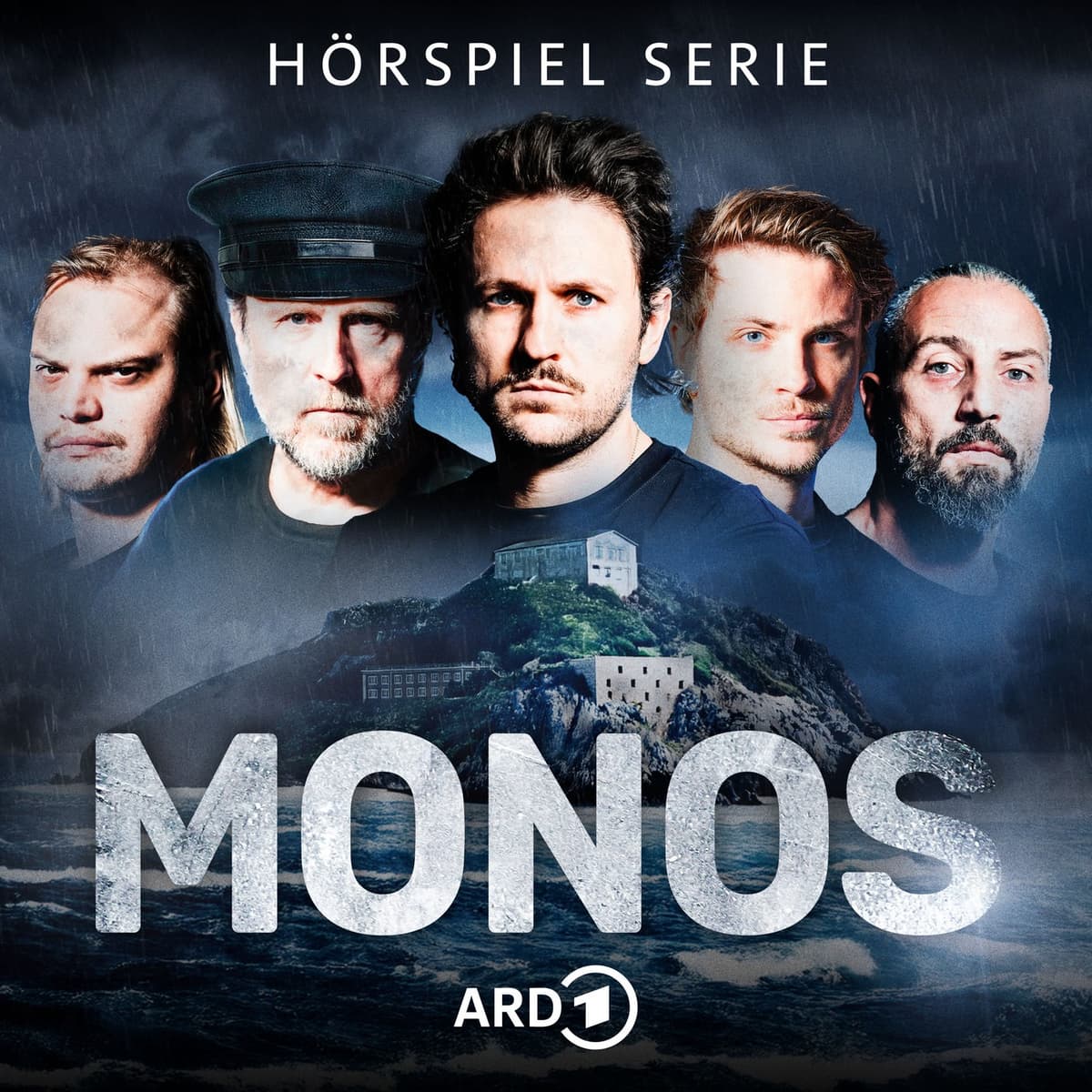 Cover MONOS · Die Gefängnisinsel - Thriller-Hörspiel-Serie
