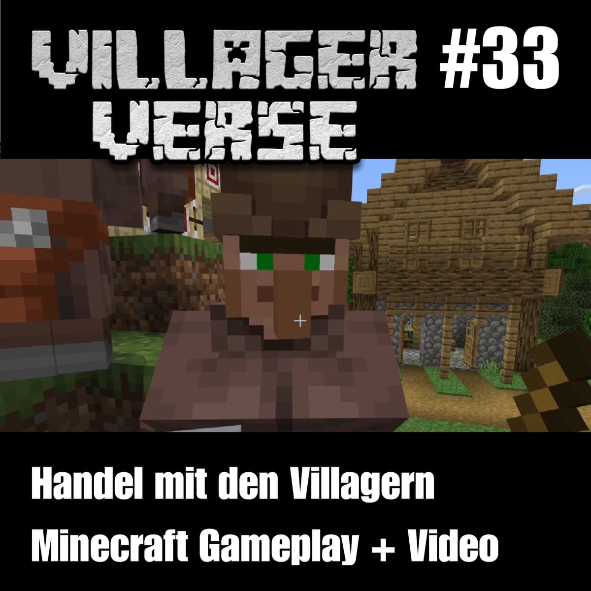 Cover VillagerVerse | Minecraft Podcast