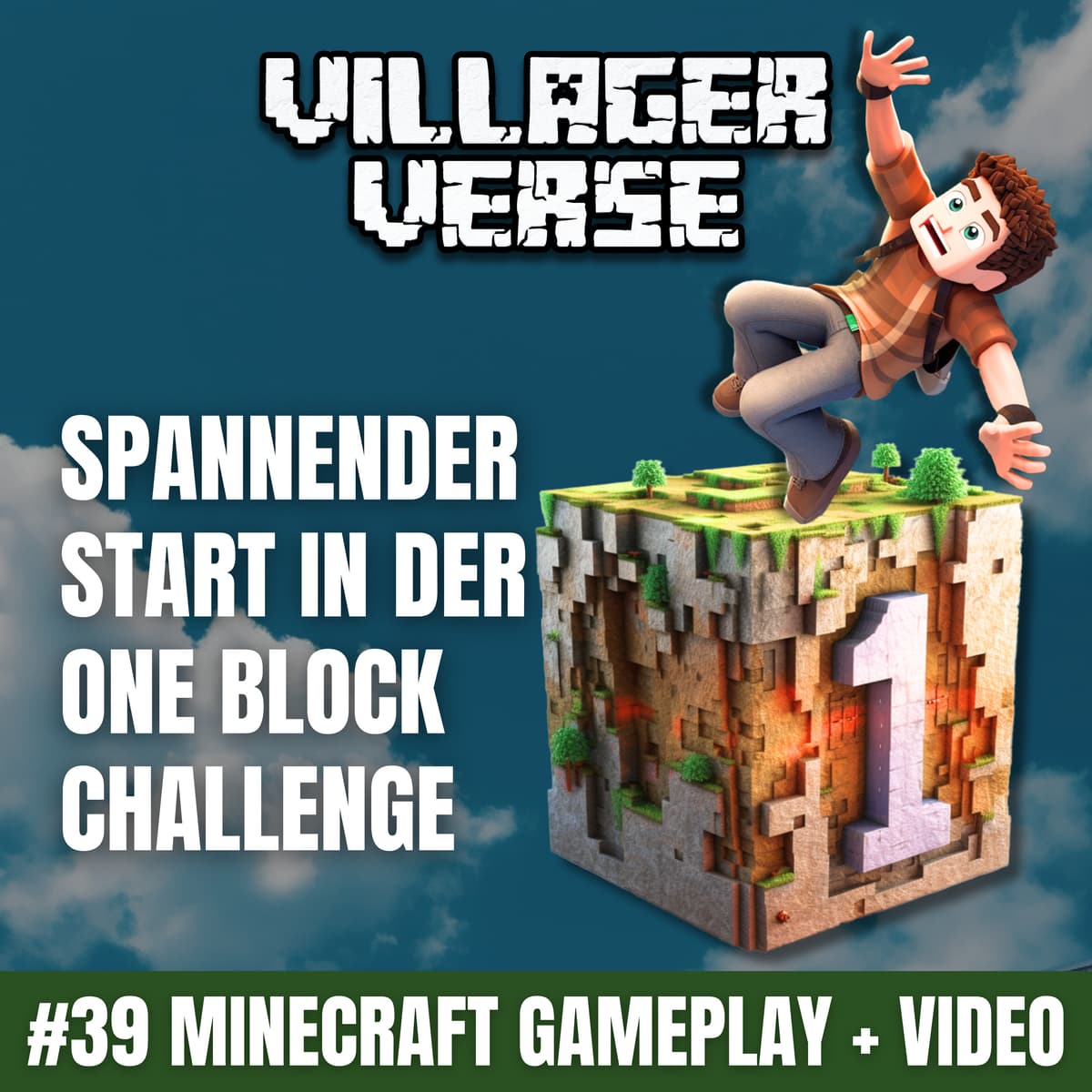 Cover VillagerVerse | Minecraft Podcast