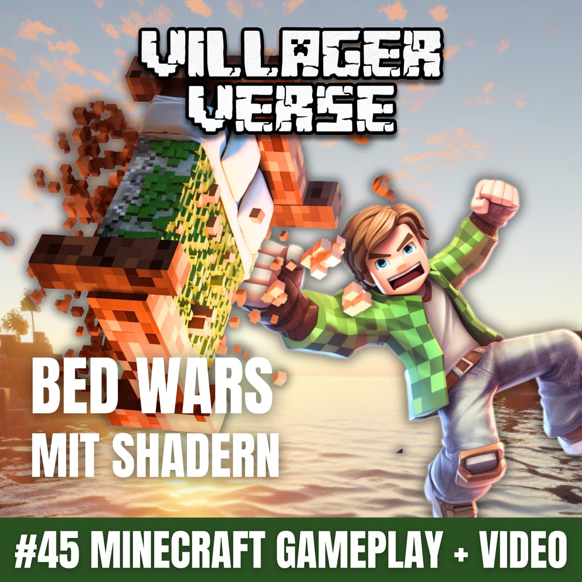 Cover VillagerVerse | Minecraft Podcast