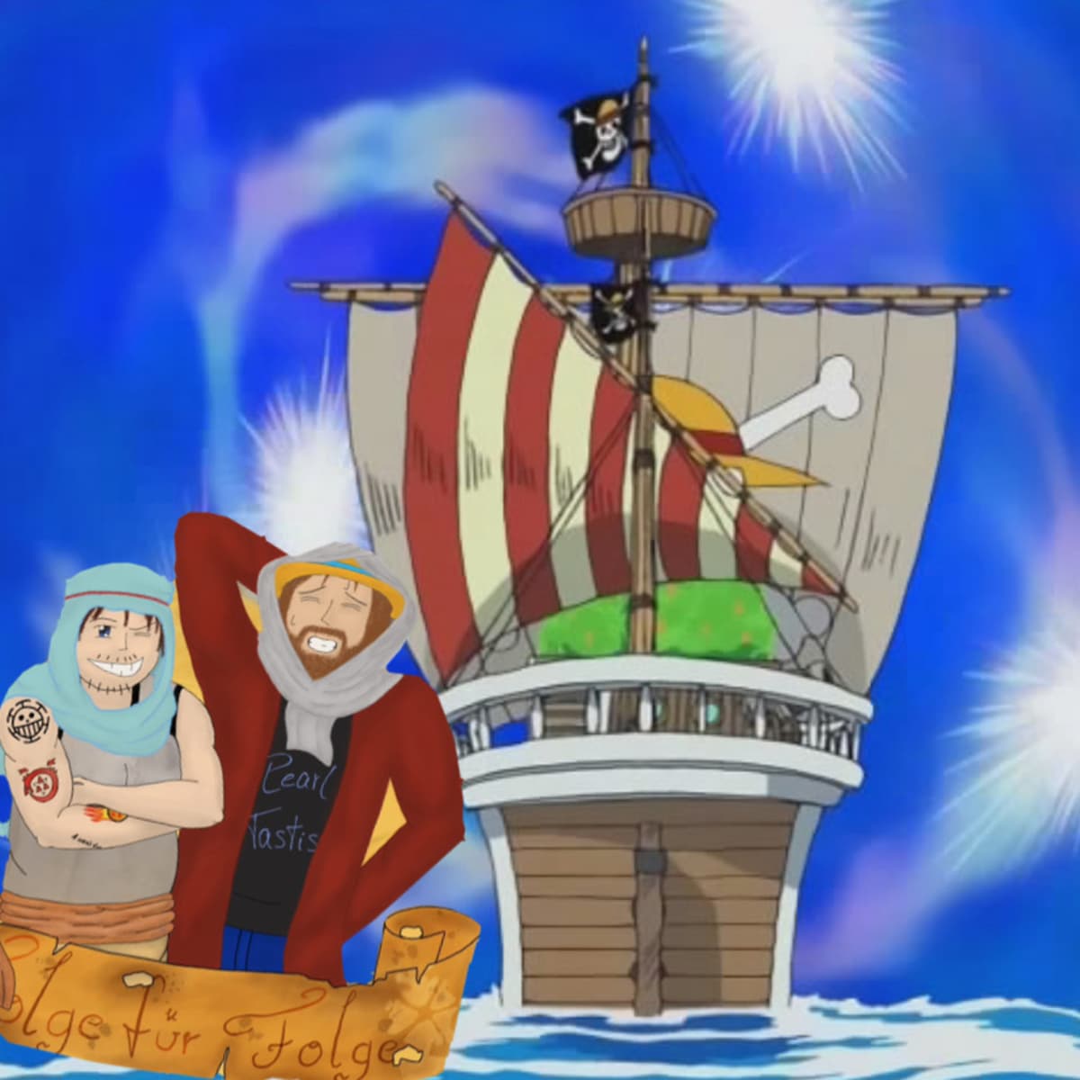 Cover One Piece Folge für Folge Podcast