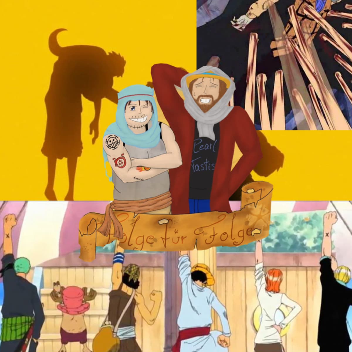 Cover One Piece Folge für Folge Podcast