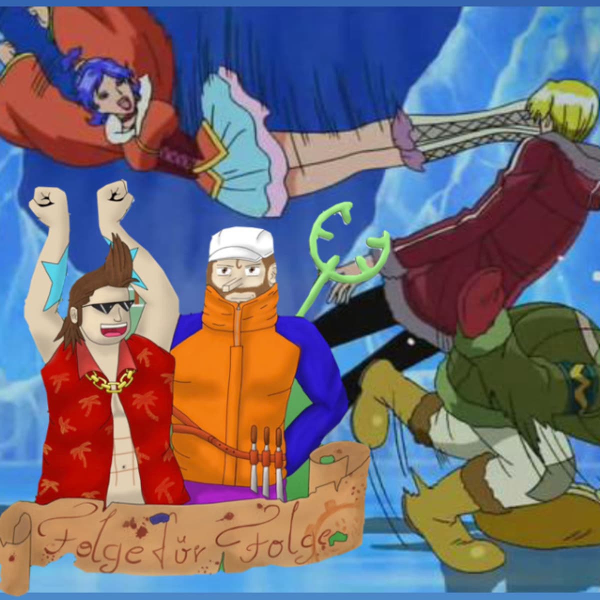 Cover One Piece Folge für Folge Podcast