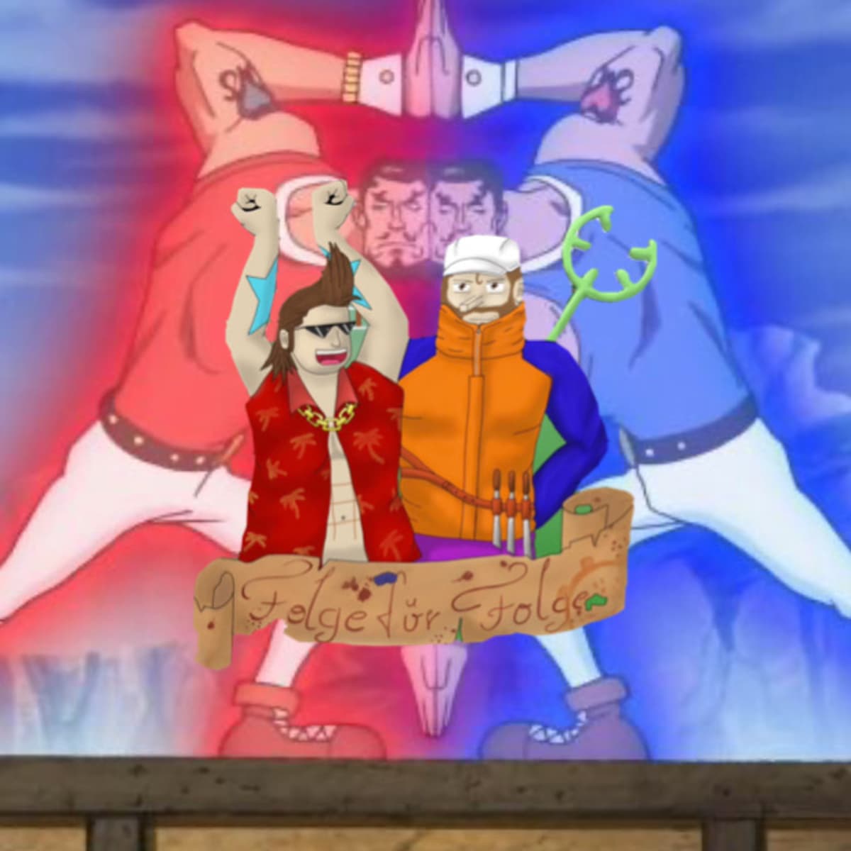 Cover One Piece Folge für Folge Podcast