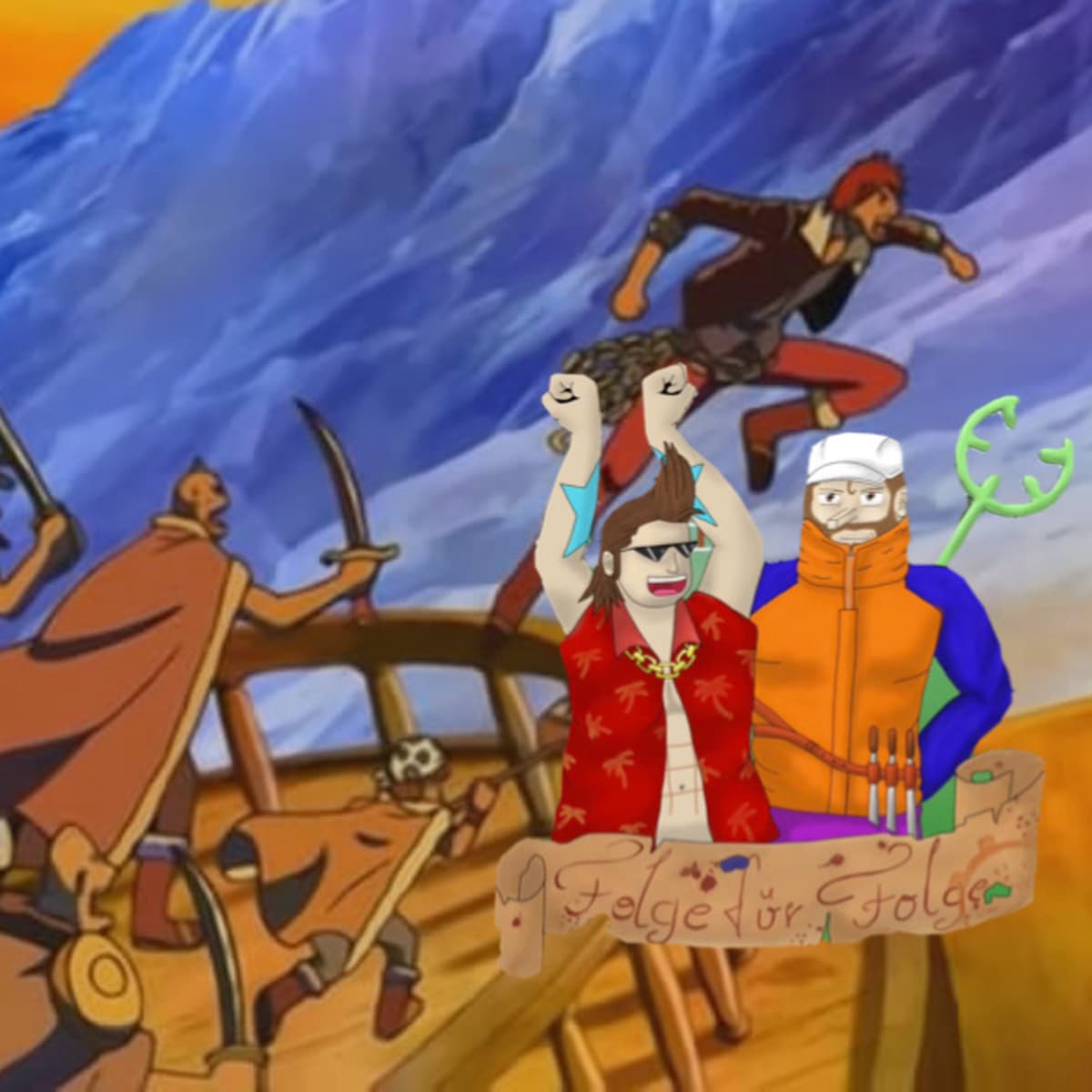 Cover One Piece Folge für Folge Podcast