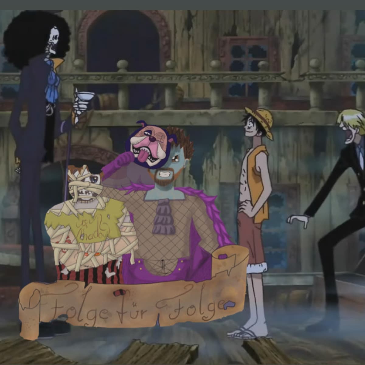 Cover One Piece Folge für Folge Podcast