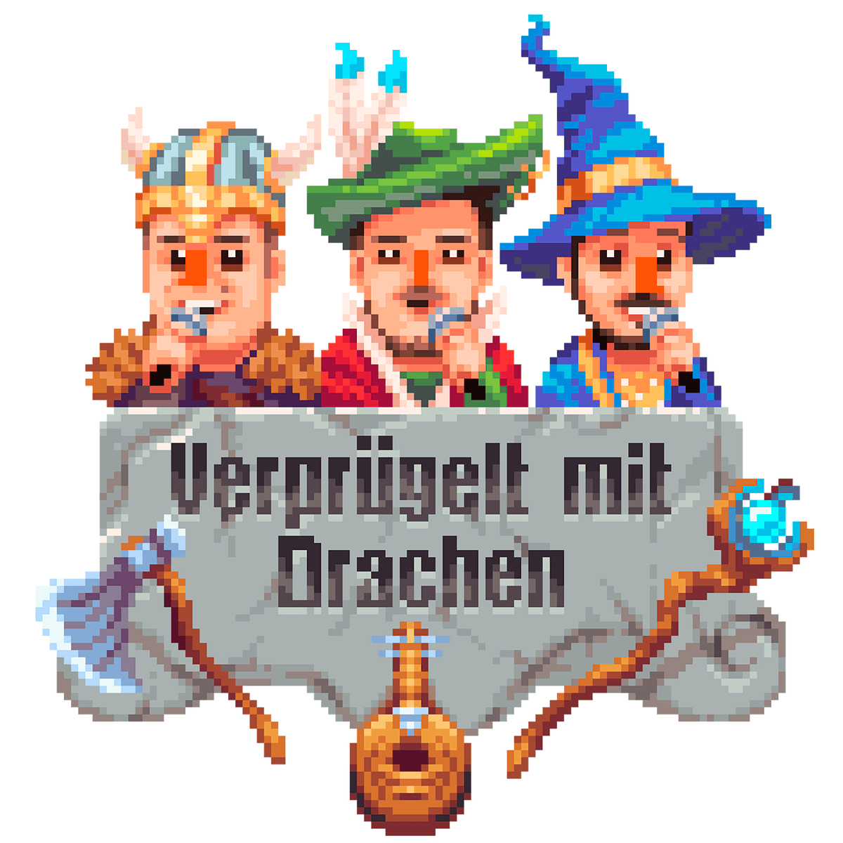 Cover Verprügelt mit Drachen (DnD Pen and Paper)