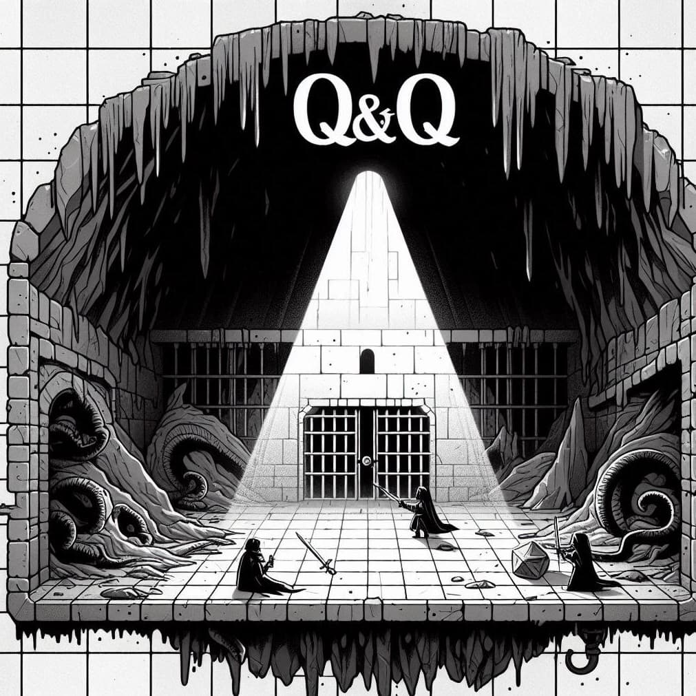 Cover Questen & Quatschen - DnD Actual Play Pen and Paper