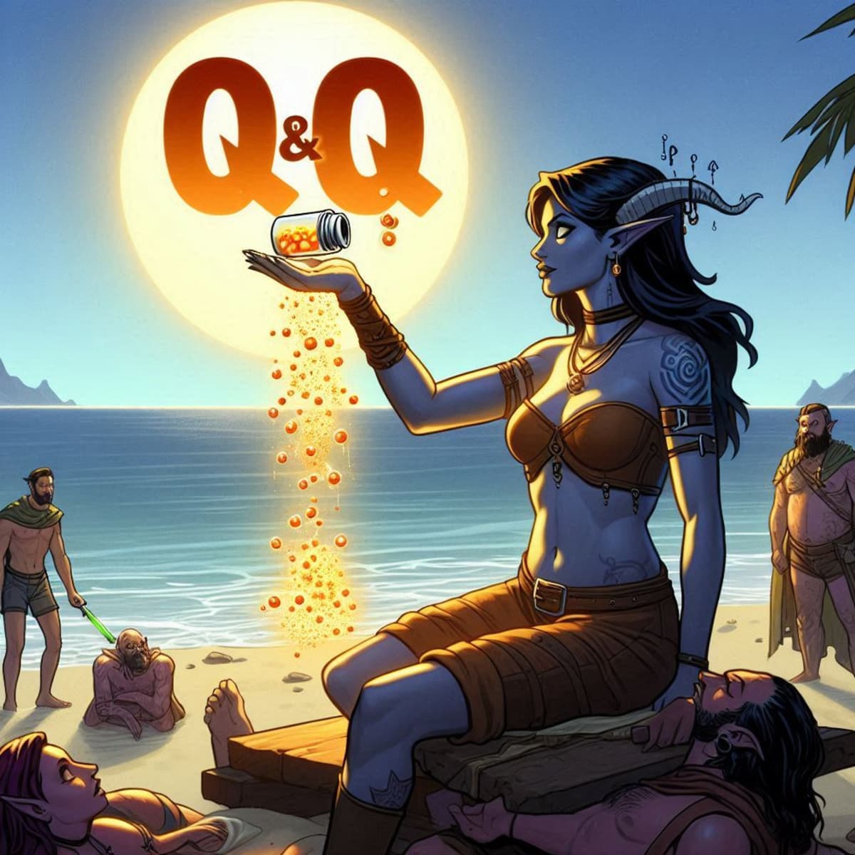 Cover Questen & Quatschen - DnD Actual Play Pen and Paper