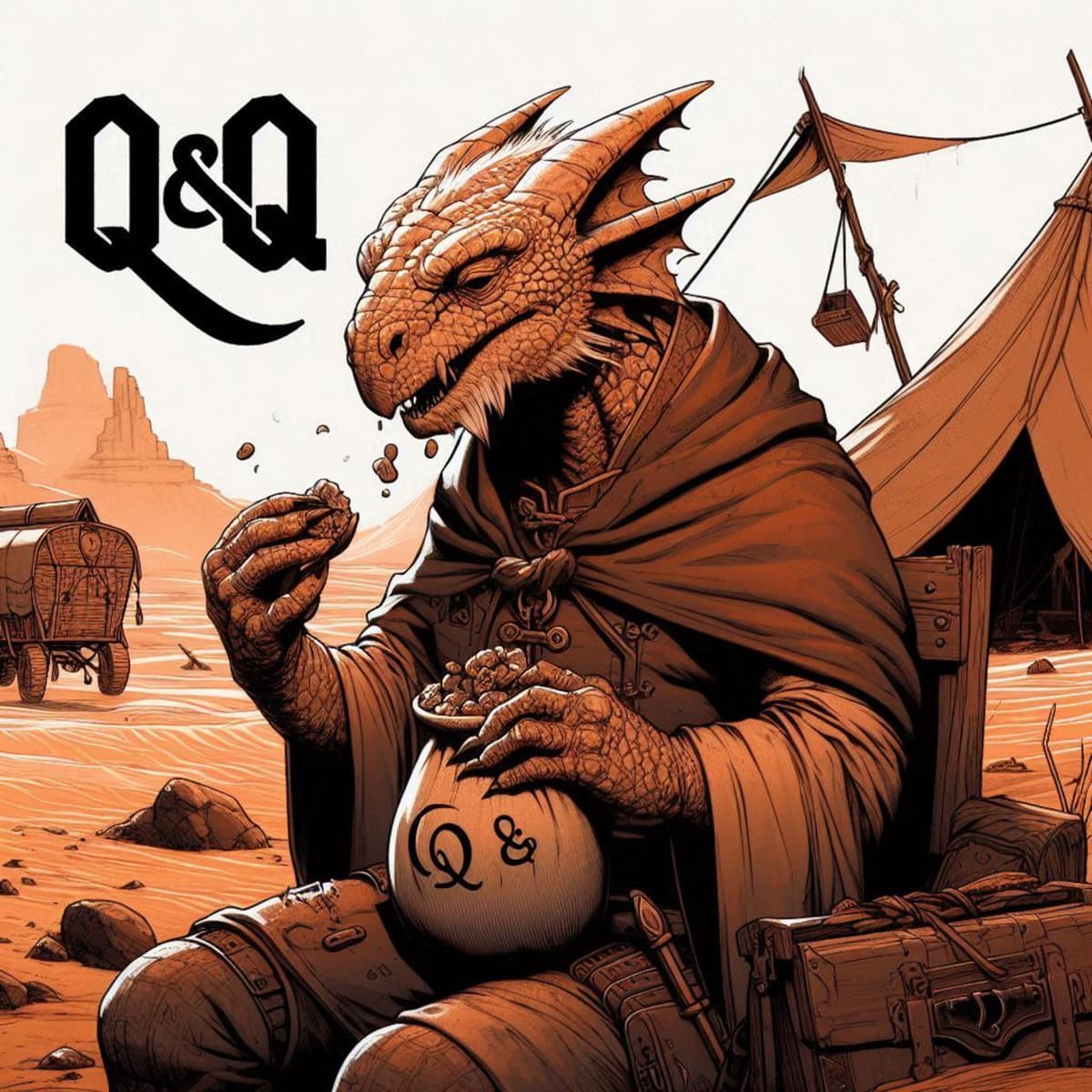 Cover Questen & Quatschen - DnD Actual Play Pen and Paper