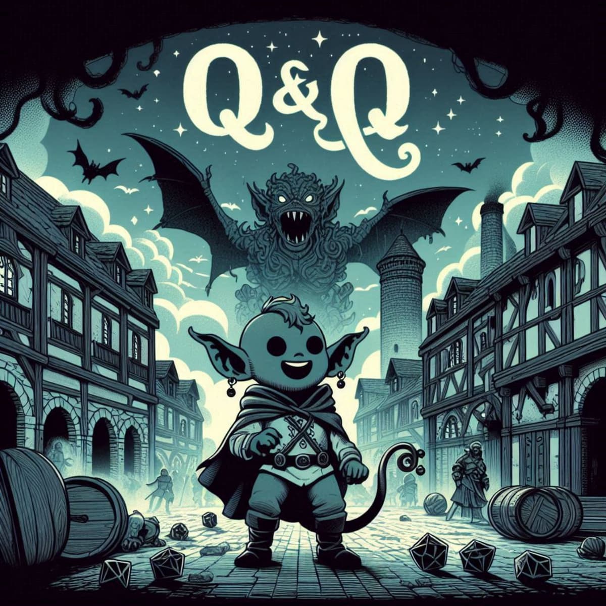 Cover Questen & Quatschen - DnD Actual Play Pen and Paper