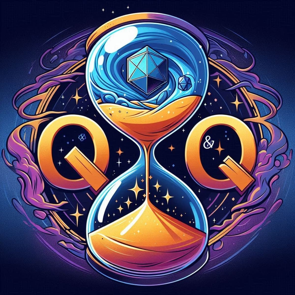 Cover Questen & Quatschen - DnD Actual Play Pen and Paper