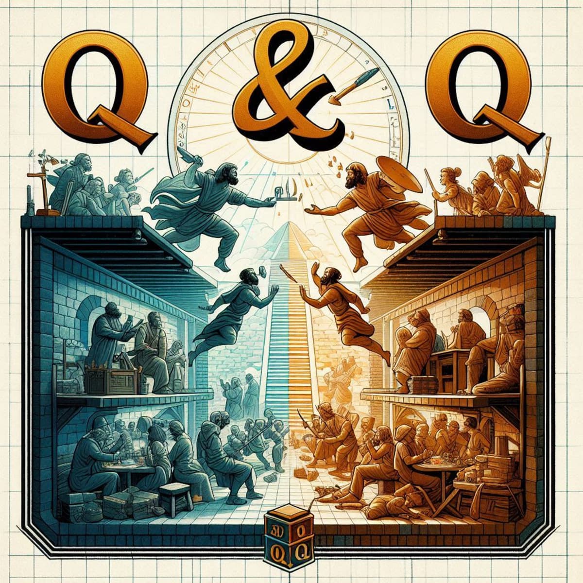 Cover Questen & Quatschen - DnD Actual Play Pen and Paper