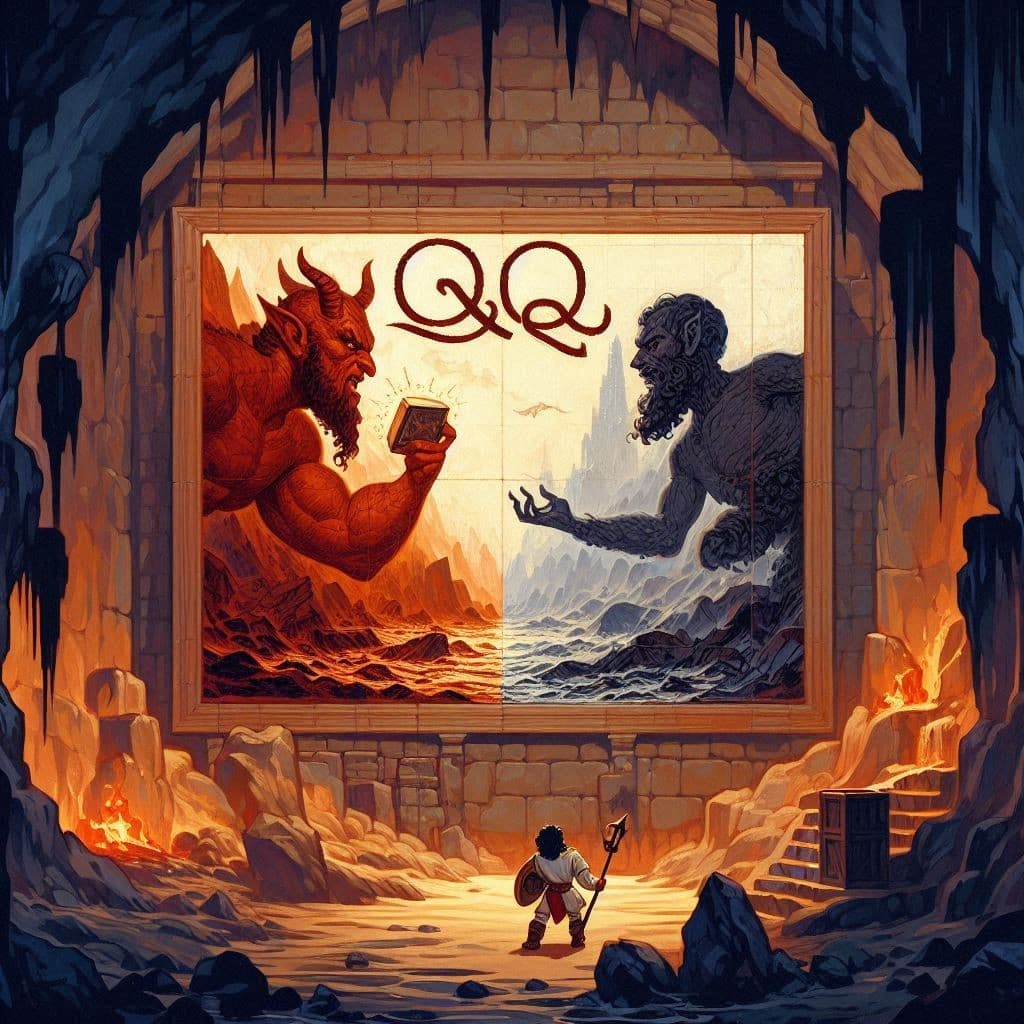 Cover Questen & Quatschen - DnD Actual Play Pen and Paper