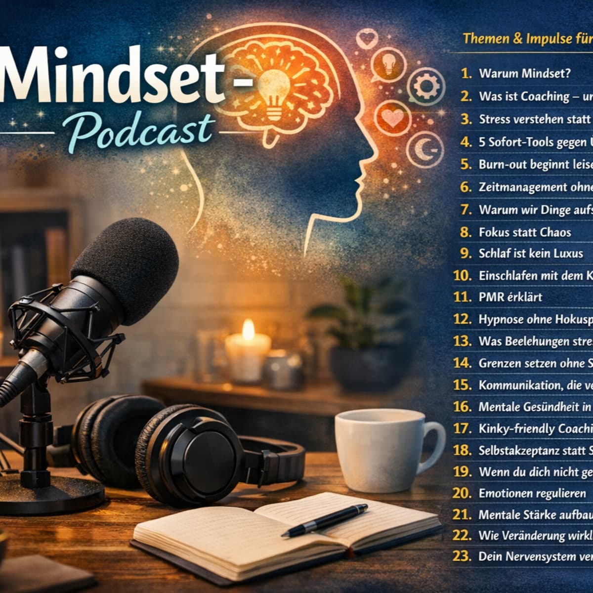 Cover Mindset | Der Podcast für mentale Stärke