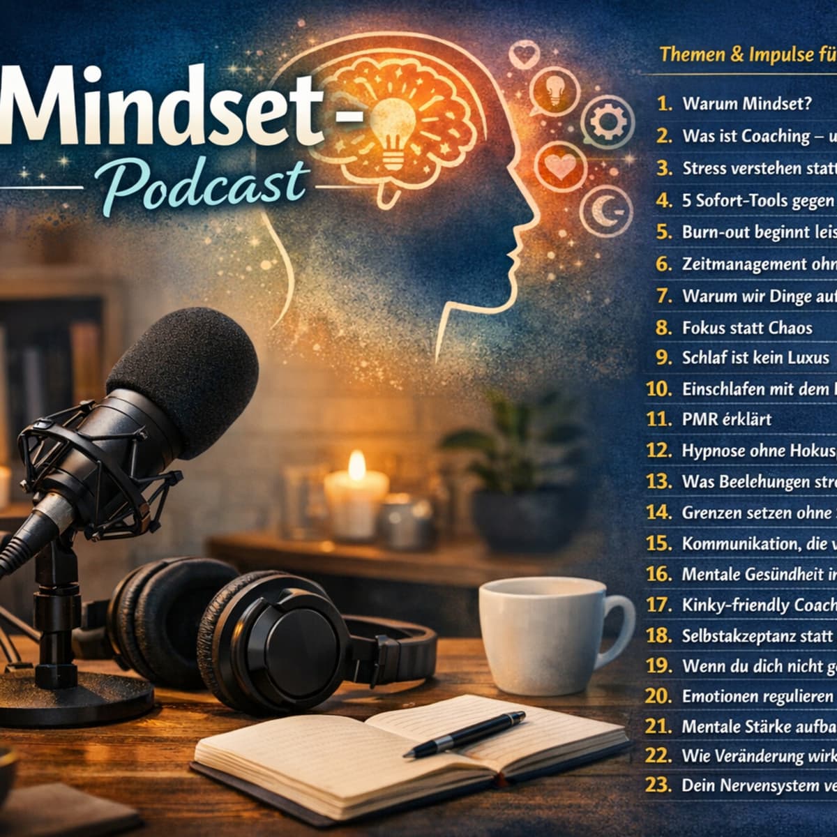 Cover Mindset | Der Podcast für mentale Stärke