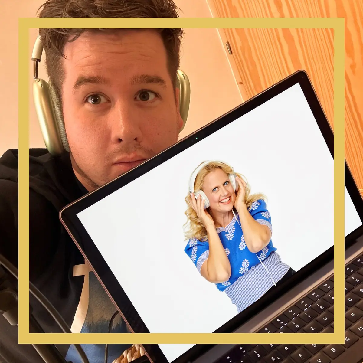 Cover Mit den Waffeln einer Frau