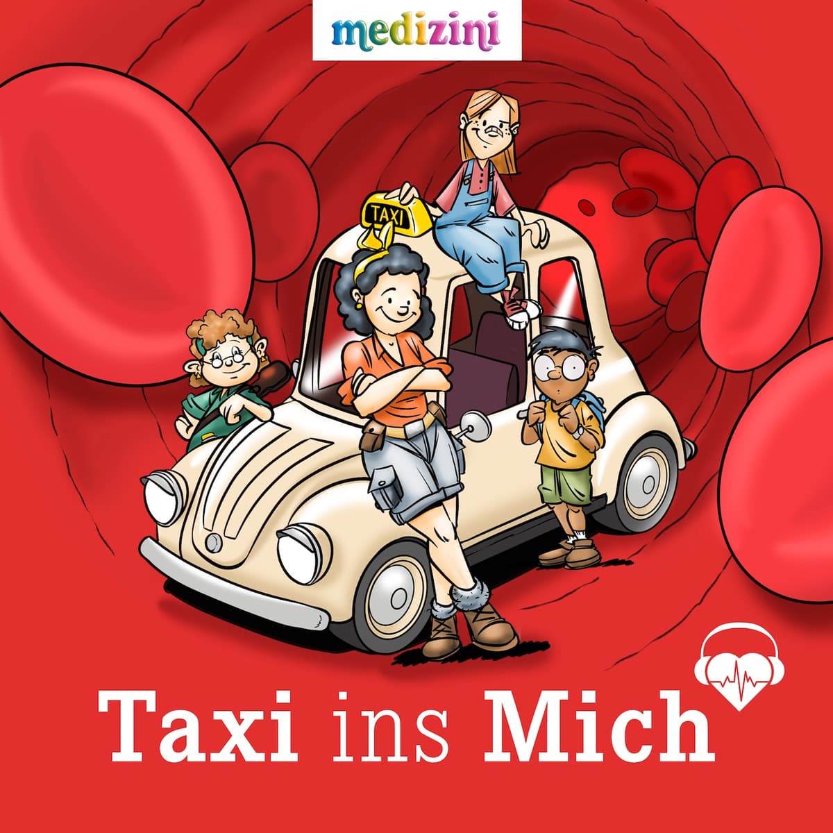 Cover Taxi ins Mich | Der Hörspiel-Podcast für Kinder